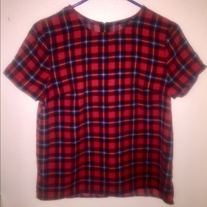 Plaid Blouse
